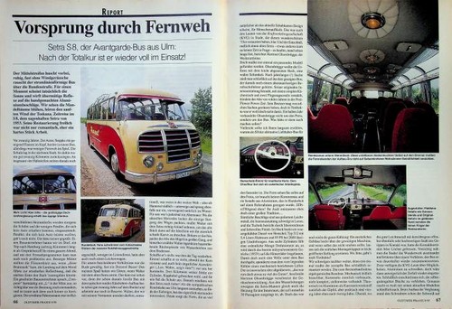 Oldtimer praxis 1403 setra - setra, s8