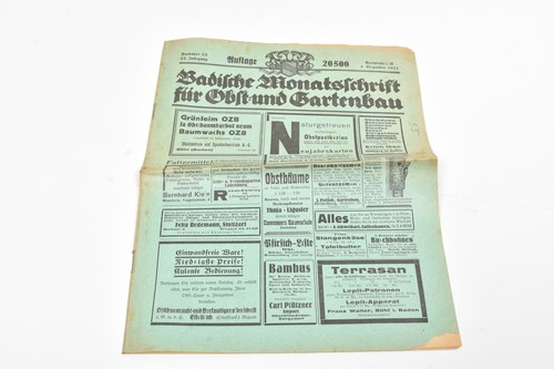 Badische monatsschrift obst - badische, obst-