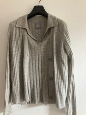 Donna Lane Twin-Set / Cardigan /  100% Cashmere / hellgrau / Gr. 36 S