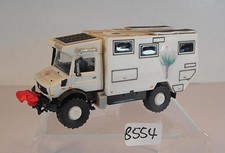 Kibri 1/87 Mercedes Benz Unimog UNICAT Wohnmobil gebaut 3#8554