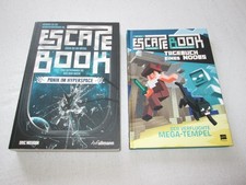 2 x Esape Book E. Nieudan Panik im Hyperraum + Minecraft Tagebuch eines Noobs