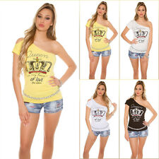 Sexy One shoulder Shirt mit