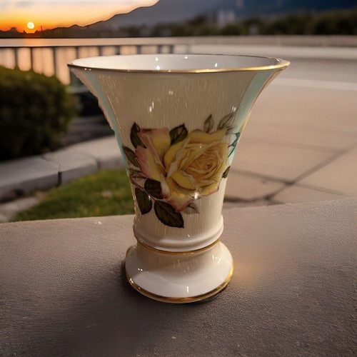 Fürstenberg vase goldrand - fürstenberg,
