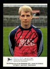 Rainer Wilk Autogrammkarte Arminia Bielefeld 1983-84 Original Signiert