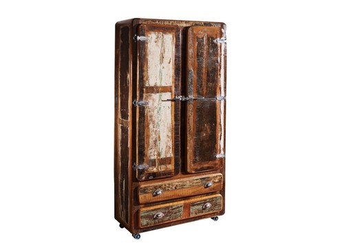 Schrank altholz massiv - schrank,