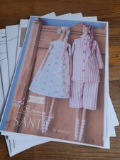 Vintage Tilda Schlafanzug Weihnachtsmann Nähset. Weihnachten Weihnachtsmann NUR