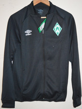 Werder Bremen Präsentationsjacke schwarz 2020/21 Umbro neu mit Etikett Größe S