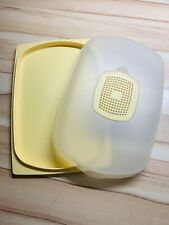 Tupperware Käsemax Groß Klima Membran gelb Flach