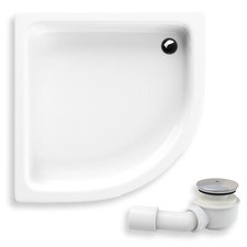 Duschwanne Viertelkreis