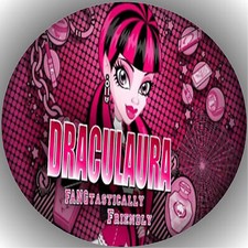 Tortenaufleger Geburtstag Party Tortenbild Fondant - Oblate Monster High P3