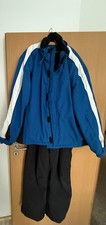 schneeanzug herren/Jacke blau mit schwarz/Hose blau /Größe XXL/ selten getragen
