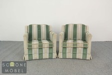 Club Sessel Stoff gestreift