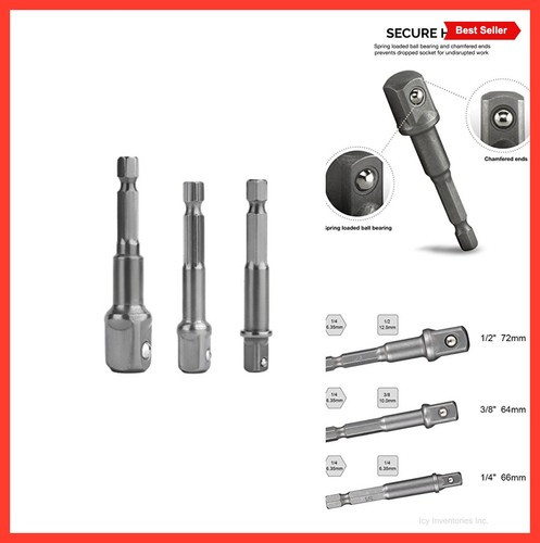 Impact socket adapter set - socket,
