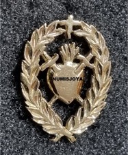 PIM Schild COFRADIA ANGUSTIAS 18 Karat GOLD LÖWE. Gewicht 2,20 gr.