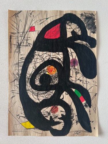 Joan miro zeichnung - joan, (handmade)
