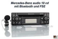 Bluetooth Autoradio Mercedes-Benz Audio 10CD BT MP3 SLK R170 R129 W210 W463 W208