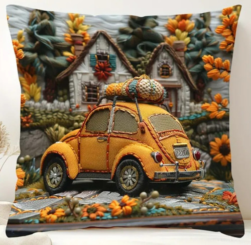 Kissenbezug 45x45cm auto - kissenbezug,
