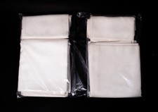 DDR Bettwäschen Garnitur 6 Teilig Bettwäsche VEB mit Blumen weis Damast