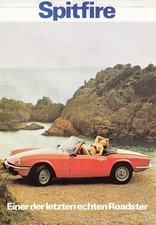 TRIUMPH SPITFIRE 1500 Roadster Prospekt Brochure Sheet 1979 B3
