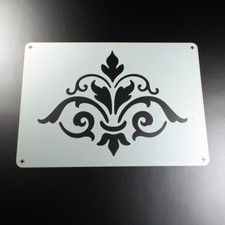 A4 Schablone Ornament Akanthus