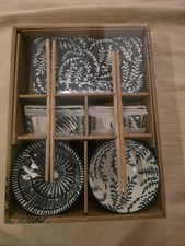 Brandani Sushi-Set Teller blau