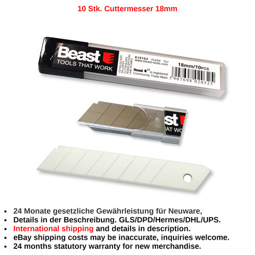 Stk cuttermesser 18mm - cuttermesser,