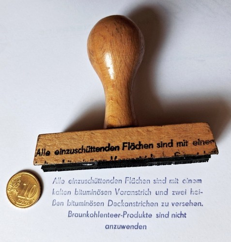 Alter ddr stempel - (s160),
