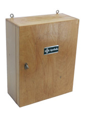 Hausapotheke Apotheke Holz Badezimmerschrank Medizinschrank WC Hängeschrank