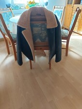 Herren Echtlederjacke  Mit Lammfell