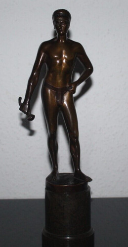 Bronze figur otto - bronze,, hoffmann
