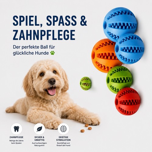 Hundespielzeug leckerli ball - leckerli,