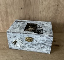 Deko Holztruhe Schatztruhe Aufbewahrung Nostalgisch Nostalgie Vintage Unikat