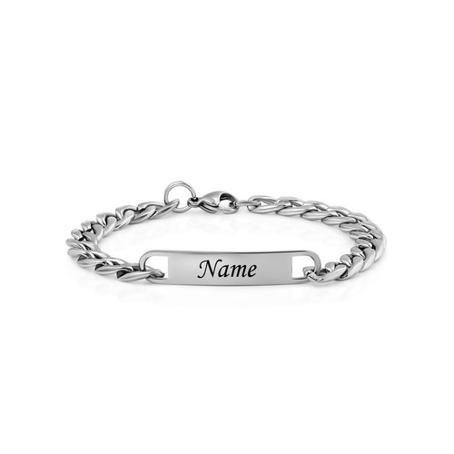 Armband mit gravur 22cm - mit,