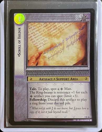 Lotr tcg scroll isildur - tcg:, of