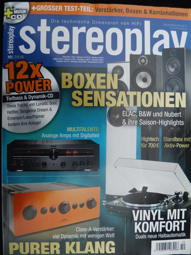 Stereoplay elac velo fs - stereoplay, 10/18,elac