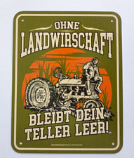 Rahmenlos Blechschild (