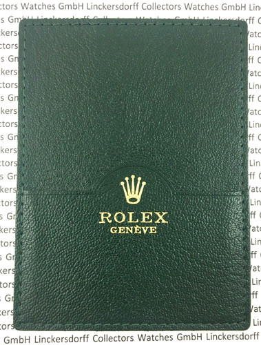 Rolex leder etui für - leder-etui, papiere