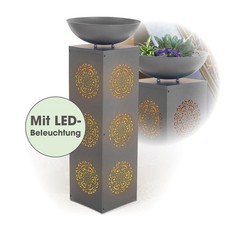 HOBERG XXL Dekosäule mit LED
