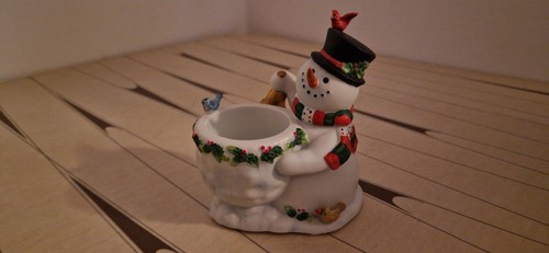Schneemann teelicht partylite - schneemann,