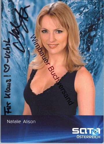 Original autogramm natalie - autogramm,