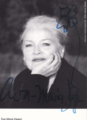 Autogramm eva maria hagen - autogramm, eva-maria