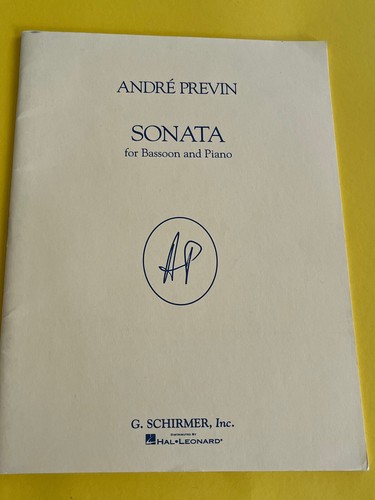 Sonata for bassoon and - and, piano