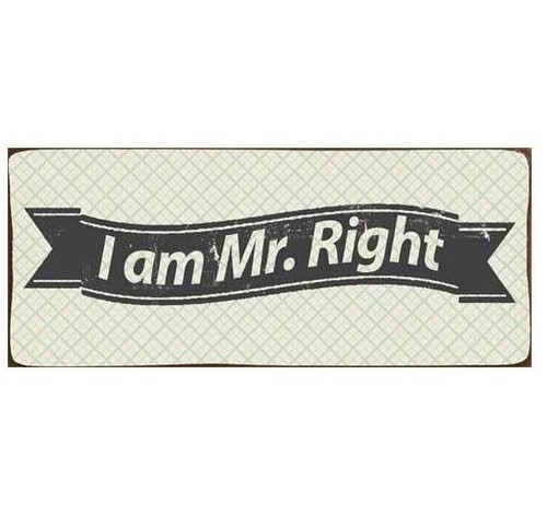 Blechschild right - i,