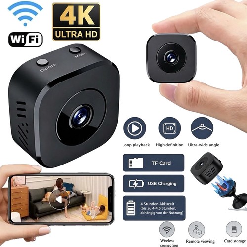 Wlan mini kamera - 4k, mini-kamera