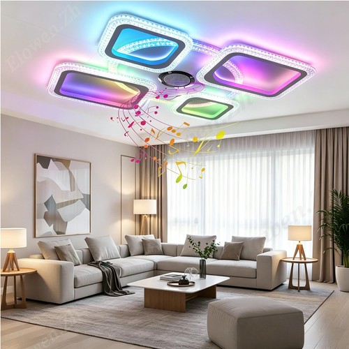 Led deckenleuchte mit musik - deckenleuchte,