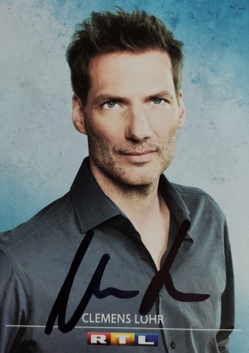 Clemens lohr autogramm gzsz - autogramm,,