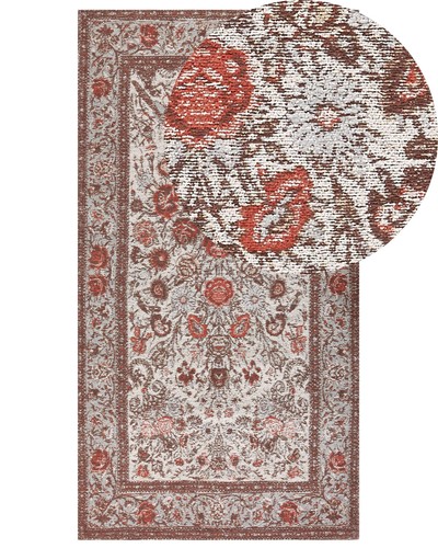 Teppich baumwolle blumenmuster - teppich,