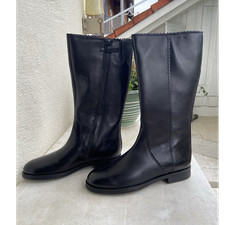 Geox lederstiefel schwarz - lederstiefel,