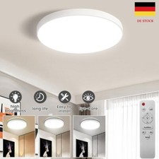 24W mit Fernbedienung LED Deckenleuchte Dimmbar Deckenlampe Wohnzimmer Badlampe