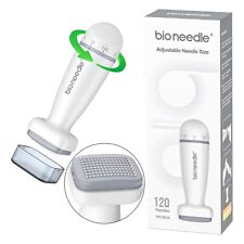 Derma Stamp Dermapen Microneedling Mesoroller 120 Edelstall Nadeln Länge 0-2mm